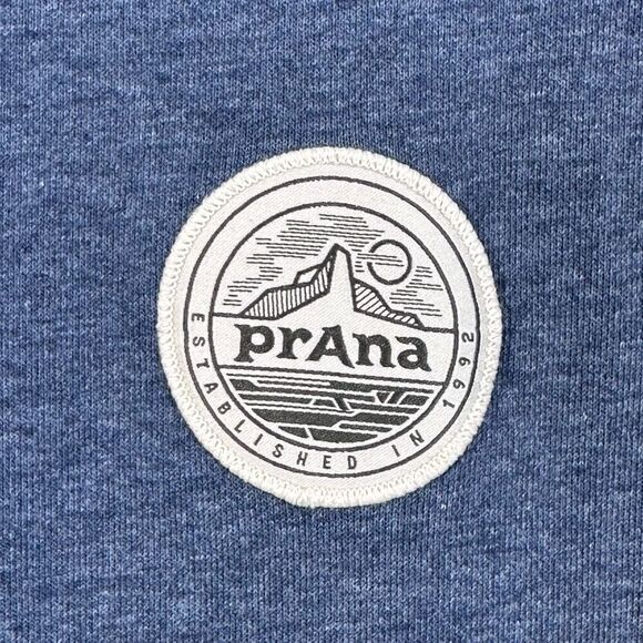 PrAna Patch Pullover Crew in Prana Denim Heather Size L - Picture 10 of 12